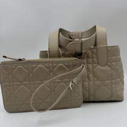 Pre Owned Dior Cannage Leather Dior Toujours Tote