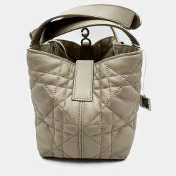 Pre Owned Dior Cannage Leather Dior Toujours Tote
