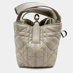 Pre Owned Dior Cannage Leather Dior Toujours Tote