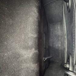 Pre Owned حقيبة يد توتس ديور ليدي ديور صغيرة جلد مطفي أسود بالكامل كاناج سوداء