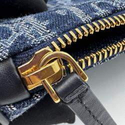 Pre Owned DIOR CALLISTO CD OBLIQUE BLUE DENIM bag