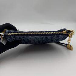 Pre Owned DIOR CALLISTO CD OBLIQUE BLUE DENIM bag