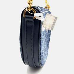 Pre Owned DIOR CALLISTO CD OBLIQUE BLUE DENIM bag
