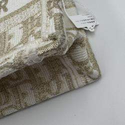 Pre Owned DIOR white/gold Oblique Book Tote