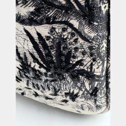 Pre Owned حقيبة ديور ليدي ديور سوداء محدودة بإضافات خرز