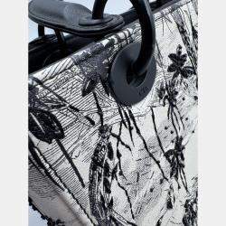 Pre Owned حقيبة ديور ليدي ديور سوداء محدودة بإضافات خرز