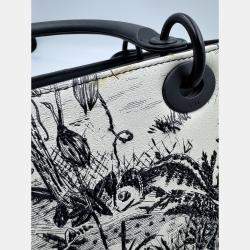 Pre Owned حقيبة ديور ليدي ديور  سوداء محدودة بإضافات خرز