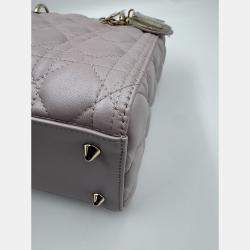Pre Owned DIOR LADY DIOR pink medium