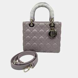 Pre Owned DIOR LADY DIOR pink medium