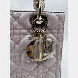 Pre Owned DIOR LADY DIOR pink medium