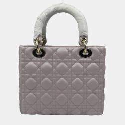 Pre Owned DIOR LADY DIOR pink medium