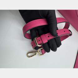 مملوكة مسبقًا حقيبة يد ديور ديوريسيمو شوبير متوسطة جلد فوشيا