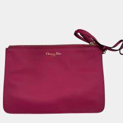 مملوكة مسبقًا حقيبة يد ديور ديوريسيمو شوبير متوسطة جلد فوشيا