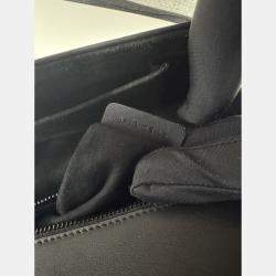 مملوكة مسبقًا Dior black matte Leather studed Medium Diorama Flap Shoulder Bag