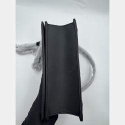 مملوكة مسبقًا Dior black matte Leather studed Medium Diorama Flap Shoulder Bag