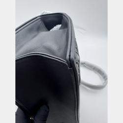 مملوكة مسبقًا Dior black matte Leather studed Medium Diorama Flap Shoulder Bag