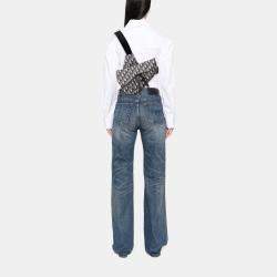 مملوكة مسبقًا حقيبة كروس بودي ديور كانفاس أوبليك أزرق كحلي