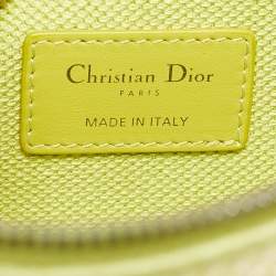 Pre Owned Dior Light Green Toile De Juoy Small Diortravel Vanity Case