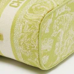 Pre Owned Dior Light Green Toile De Juoy Small Diortravel Vanity Case