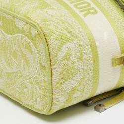 Pre Owned Dior Light Green Toile De Juoy Small Diortravel Vanity Case