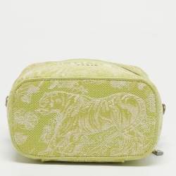 Pre Owned Dior Light Green Toile De Juoy Small Diortravel Vanity Case