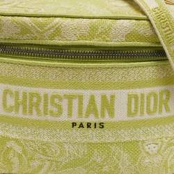 Pre Owned Dior Light Green Toile De Juoy Small Diortravel Vanity Case