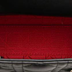 Pre Owned Dior Black Mini Lambskin Cannage Lady Dior