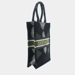 Pre Owned Dior Green Tie Dye Vertical Book Tote