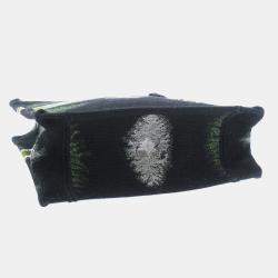 Pre Owned Dior Green Tie Dye Vertical Book Tote