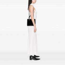 Pre Owned Dior Black Medium Patent Lady Dior