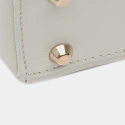 Pre Owned Dior White Niki De Saint Phalle Mini Calfskin Dioramour Lady Dior