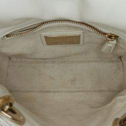 Pre Owned Dior White Niki De Saint Phalle Mini Calfskin Dioramour Lady Dior
