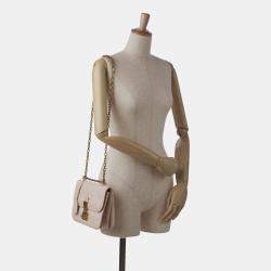 Pre Owned Dior Pink Cannage Dioraddict Crossbody