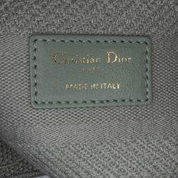 Pre Owned Dior Grey Medium Canvas Cannage Lady D Lite