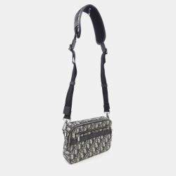 Pre Owned Christian Dior Black Leather Handbag