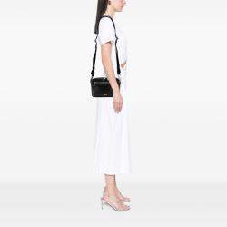 Pre Owned Dior Black Perforated Oblique Calfskin Galaxy Safari Crossbody