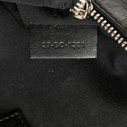 Pre Owned Dior Black Perforated Oblique Calfskin Galaxy Safari Crossbody