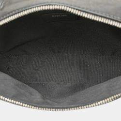 Pre Owned Dior Black Perforated Oblique Calfskin Galaxy Safari Crossbody