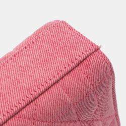 Pre Owned Dior Pink Medium Denim Macrocannage Lady D Joy