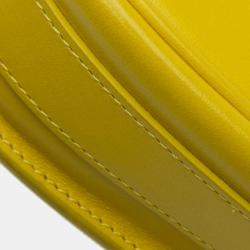 Pre Owned Dior Yellow Calfskin Bobby East West Crossbody