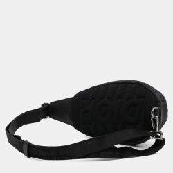 Pre Owned Dior Black Oblique Scarab Sling