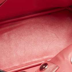 Pre Owned Dior Dark Blue Leather Mini Diorissimo Tote