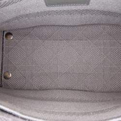 Pre Owned Dior Grey Medium Canvas Cannage Lady D Lite