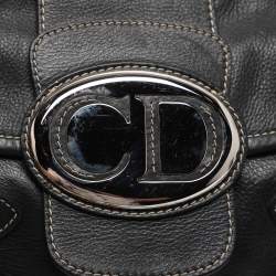 Pre Owned حقيبة ساتشل ديور سان جيرمان جلد أسود