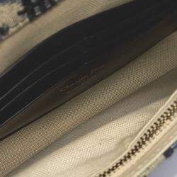 Pre Owned Dior Oblique Saddle Chain Crossbody Bag