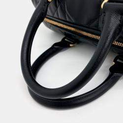 Pre Owned Dior Black Leather Groove25
