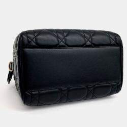 Pre Owned Dior Black Leather Groove25