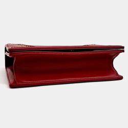 Pre Owned Dior Red Leather Diolamar shoulder bag