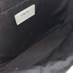 Pre Owned Dior Grey Leather Safari Messenger Bag