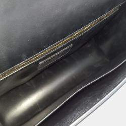 Pre Owned Dior Black Leather 30 Montaigne Bag